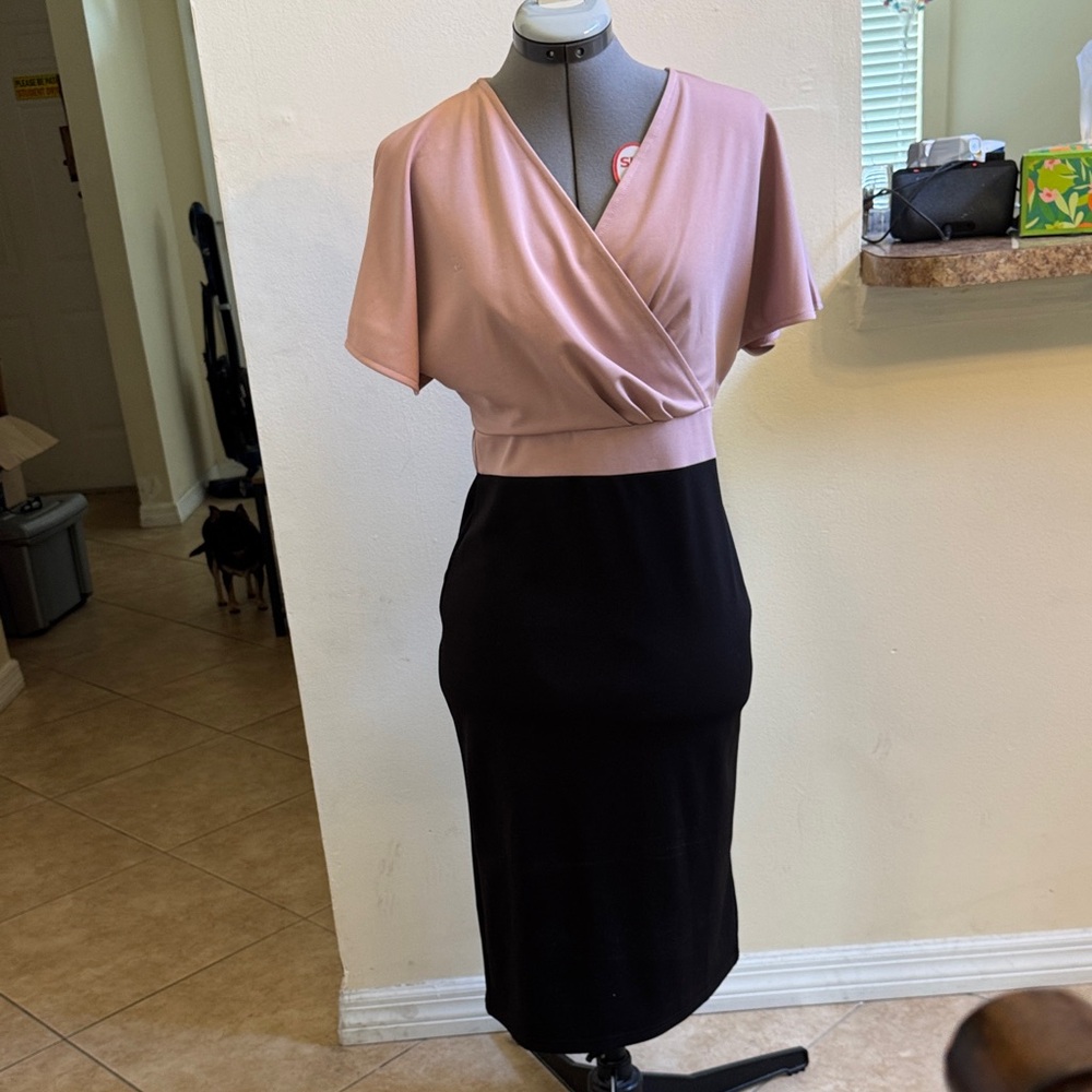 Grace Karin Pink and Gray Dress